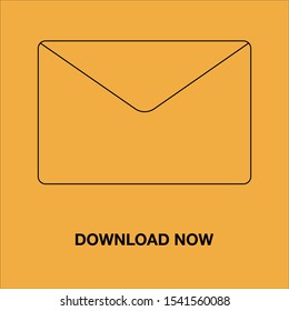 email message envelope eps 10