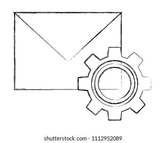 email message envelope and gear