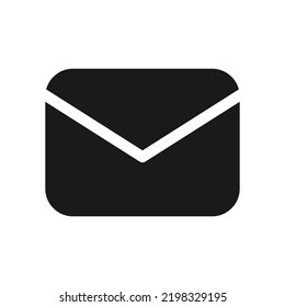 Email message envelope icon trendy design. simple style mail vector illustration. color editable