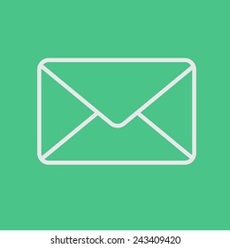 Concepto de iluminación de vectores de medios en línea sobre mensajes de correo electrónico
