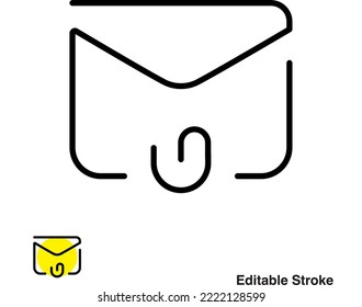 Email Message Envelope Outline Icon Eps