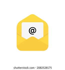 Email message envelope vector icon
