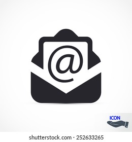 Email message flat icon