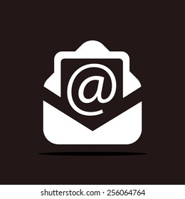 Email message flat icon