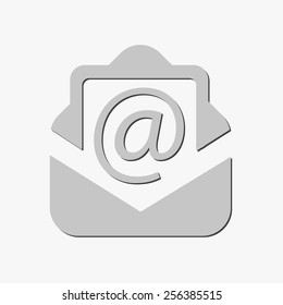 Email message flat icon