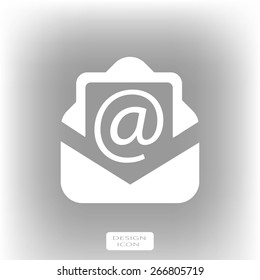 Email message flat icon