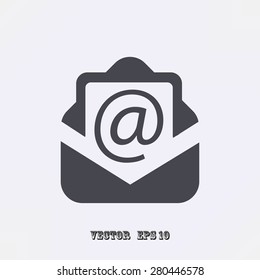 Email message flat icon