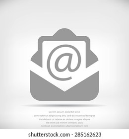 Email message flat icon