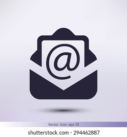 Email message flat icon
