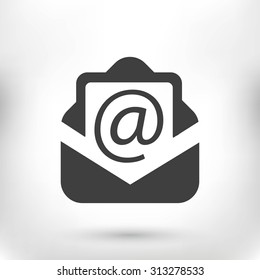 Email message flat icon
