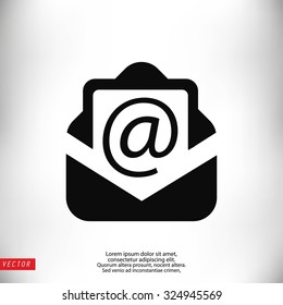 Email message flat icon