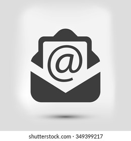 Email message flat icon