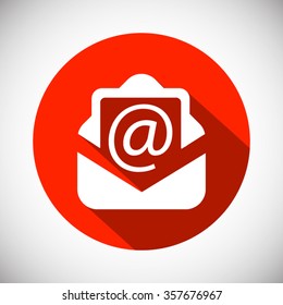 Email message flat icon