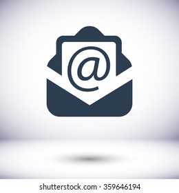 Email message flat icon