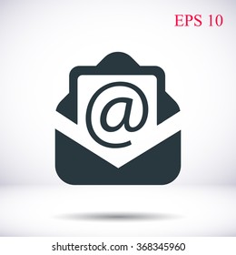 Email message flat icon