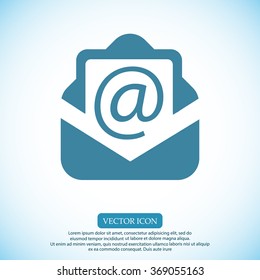 Email message flat icon