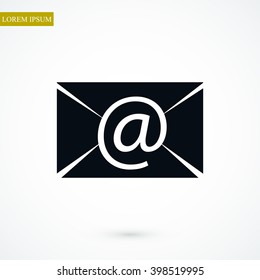 Email message flat icon