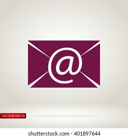 Email message flat icon
