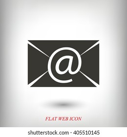 Email message flat icon