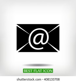 Email message flat icon