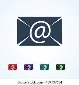 Email message flat icon