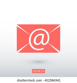 Email message flat icon