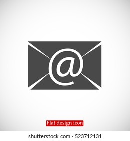 Email message flat icon, vector best flat icon, EPS
