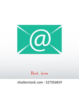 Email message flat icon, vector best flat icon, EPS