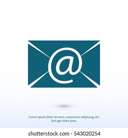 Email message flat icon, vector best flat icon, EPS