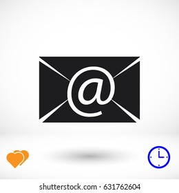 Email message flat icon, vector best flat icon, EPS