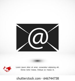 Email message flat icon, vector best flat icon, EPS