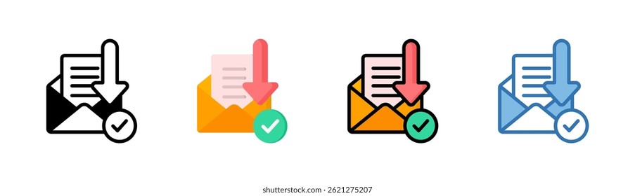 Elemento Ícone Da Mensagem De Email Para Design