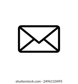 Email, message icon in generic style. Envelope sign symbol