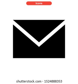 email message icon isolated sign symbol vector illustration - high quality black style vector icons
