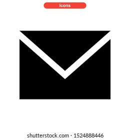 email message icon isolated sign symbol vector illustration - high quality black style vector icons
