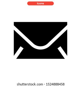 email message icon isolated sign symbol vector illustration - high quality black style vector icons
