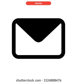 email message icon isolated sign symbol vector illustration - high quality black style vector icons
