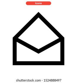 email message icon isolated sign symbol vector illustration - high quality black style vector icons
