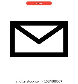 email message icon isolated sign symbol vector illustration - high quality black style vector icons
