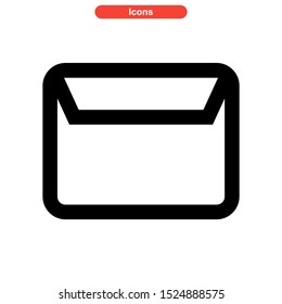 email message icon isolated sign symbol vector illustration - high quality black style vector icons
