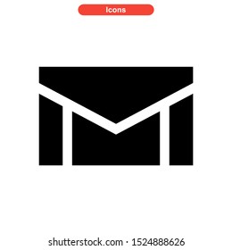 email message icon isolated sign symbol vector illustration - high quality black style vector icons
