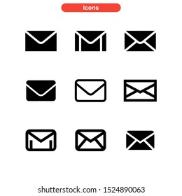 email message icon isolated sign symbol vector illustration - Collection of high quality black style vector icons
