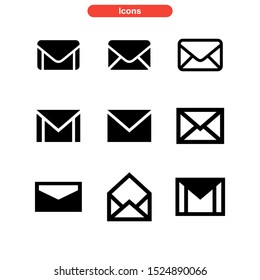 email message icon isolated sign symbol vector illustration - Collection of high quality black style vector icons
