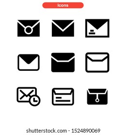 email message icon isolated sign symbol vector illustration - Collection of high quality black style vector icons
