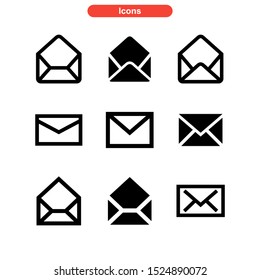 email message icon isolated sign symbol vector illustration - Collection of high quality black style vector icons
