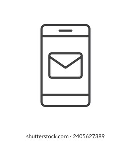 E-Mail-Nachrichtensymbol mit dem Symbol für Mobiles Signieren