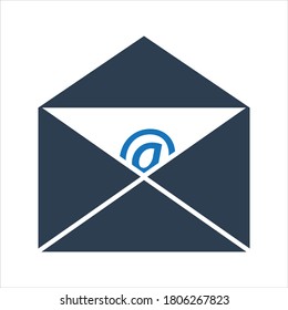 Email Message Icon. Message icon. Open message icon