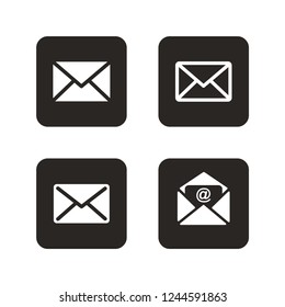 Email message icon set