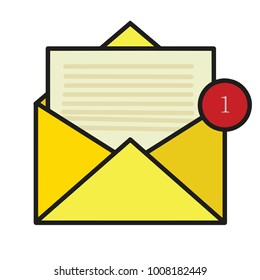 E-mail message icon vector