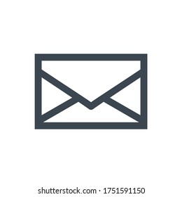 Correo electrónico, icono de mensaje (ilustración vectorial)